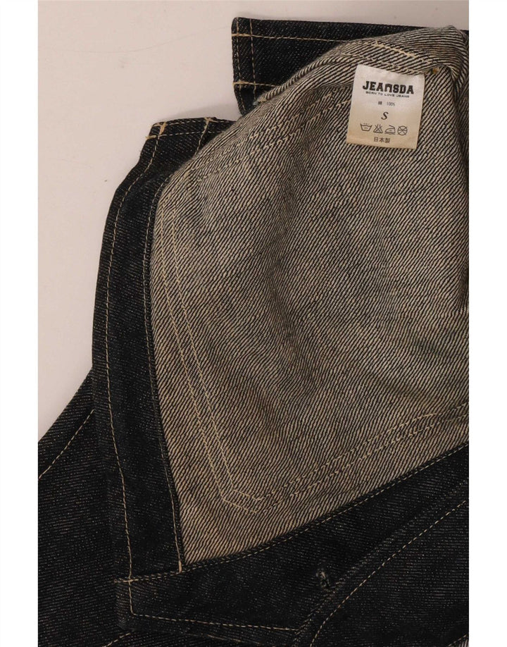 Vintage Herren Jeansweste Klein Marineblau