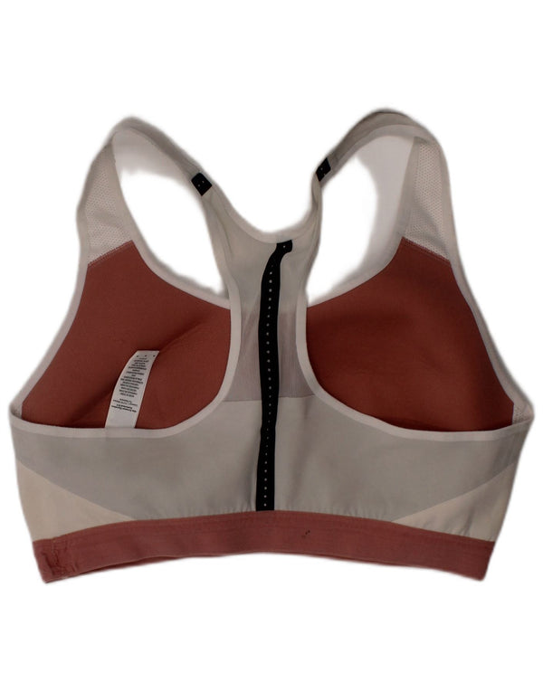 Nike Damen Dri Fit Sport-BH-Oberteil Medium Off White Nylon