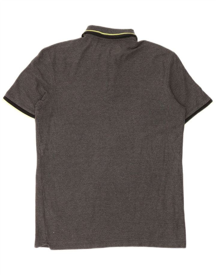 Fila Herren-Poloshirt aus mittelgrauer Baumwolle