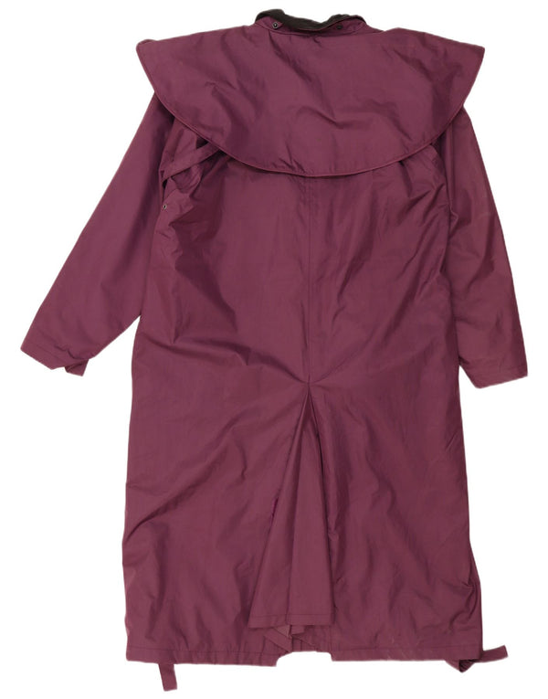 COUNTRY ESTATE Damen Übergroßer Capelet-Mantel UK 16 Large Lila Polyester