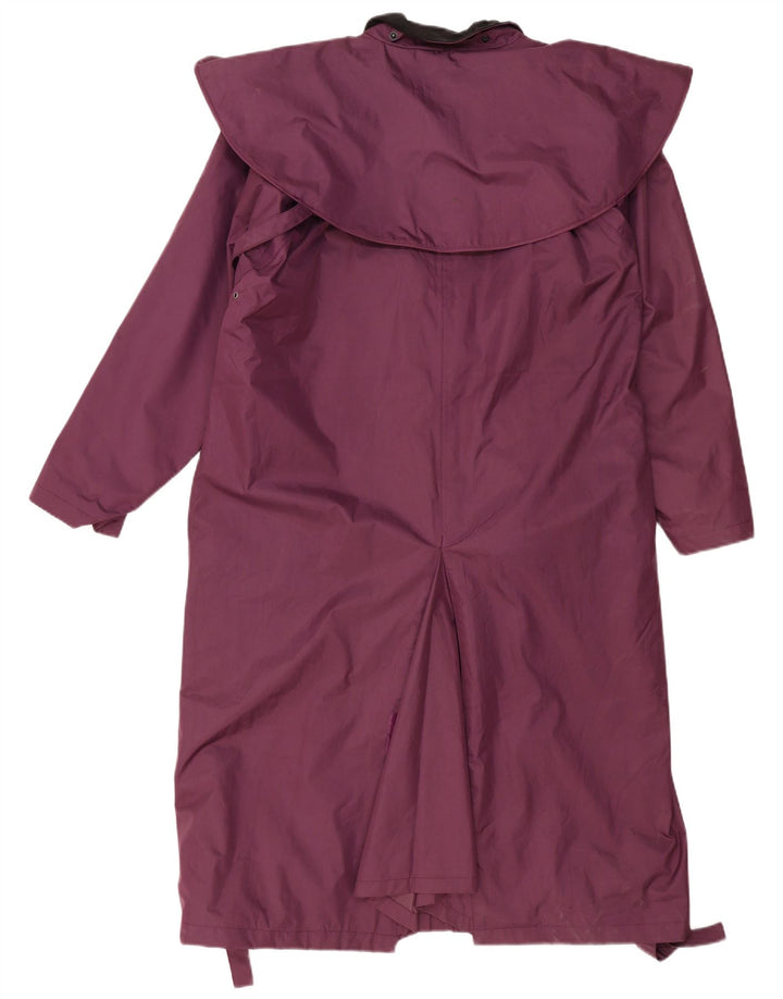 COUNTRY ESTATE Damen Übergroßer Capelet-Mantel UK 16 Large Lila Polyester