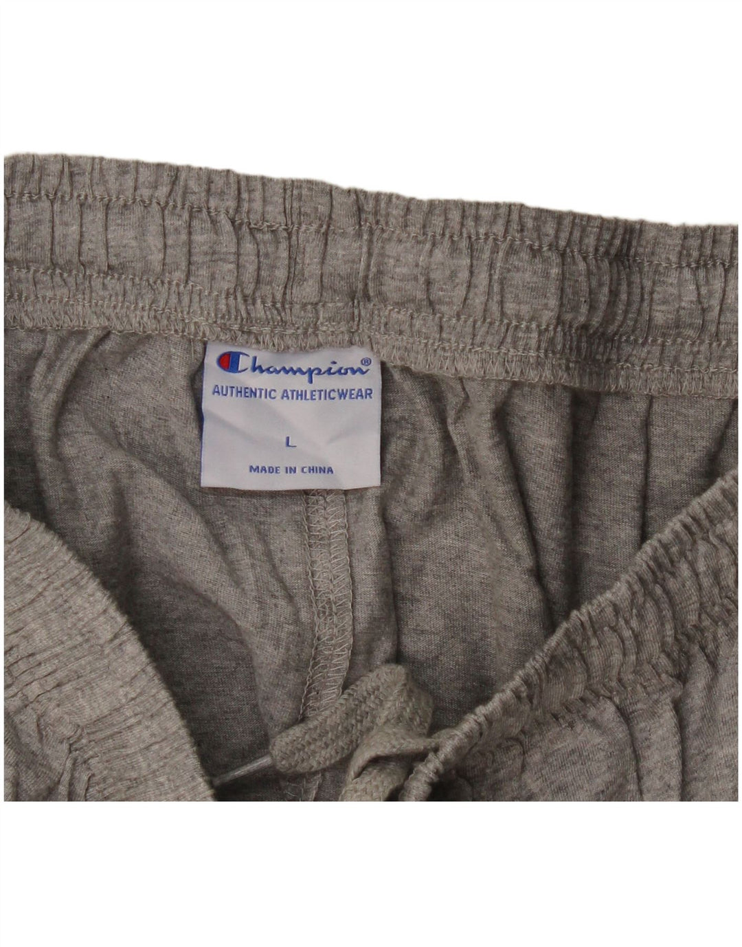 Champion Herren-Sportshorts, Größe L, Grau meliert