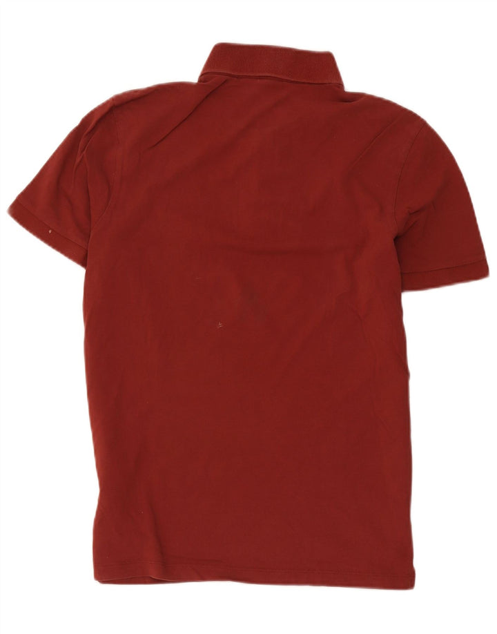 HUGO BOSS Herren-Poloshirt, kleine braune Baumwolle