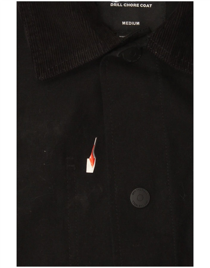 Vans Herren-Utility-Jacke aus mittelschwarzer Baumwolle