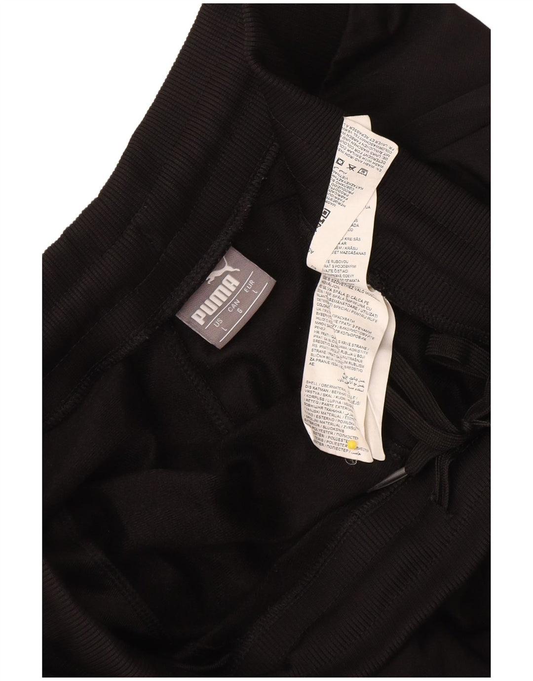 Puma Herren-Trainingshose, Jogginghose, Größe L, Schwarz, Polyester