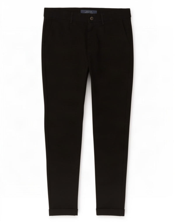 Zara Slim Chino-Hose für Herren, EU 42, Größe L, W32, L29, Schwarz
