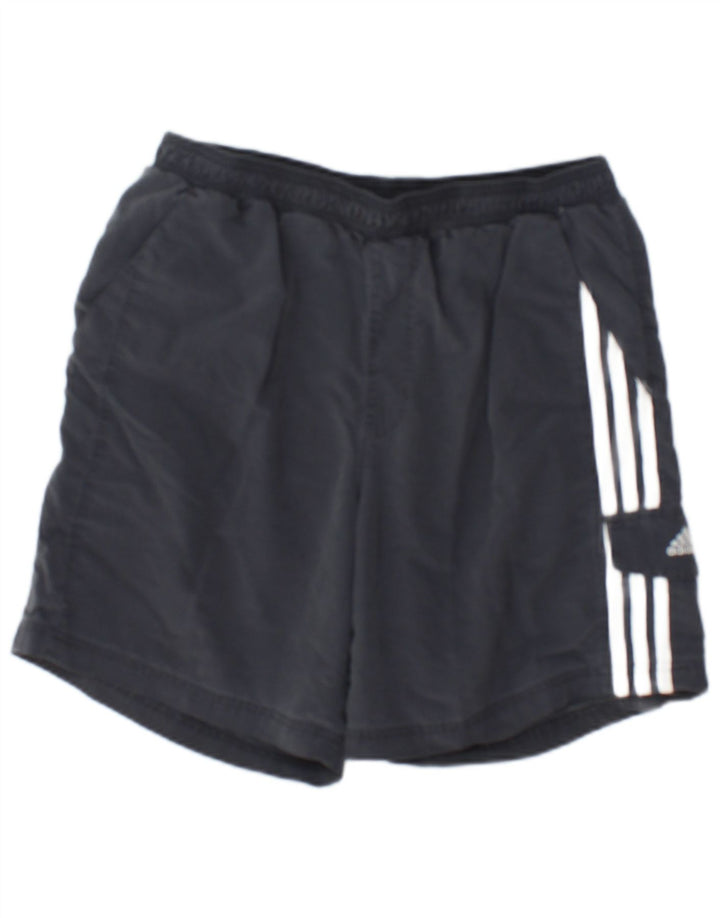 Adidas Herren Sportshorts Mittelgraues Colourblock-Polyamid