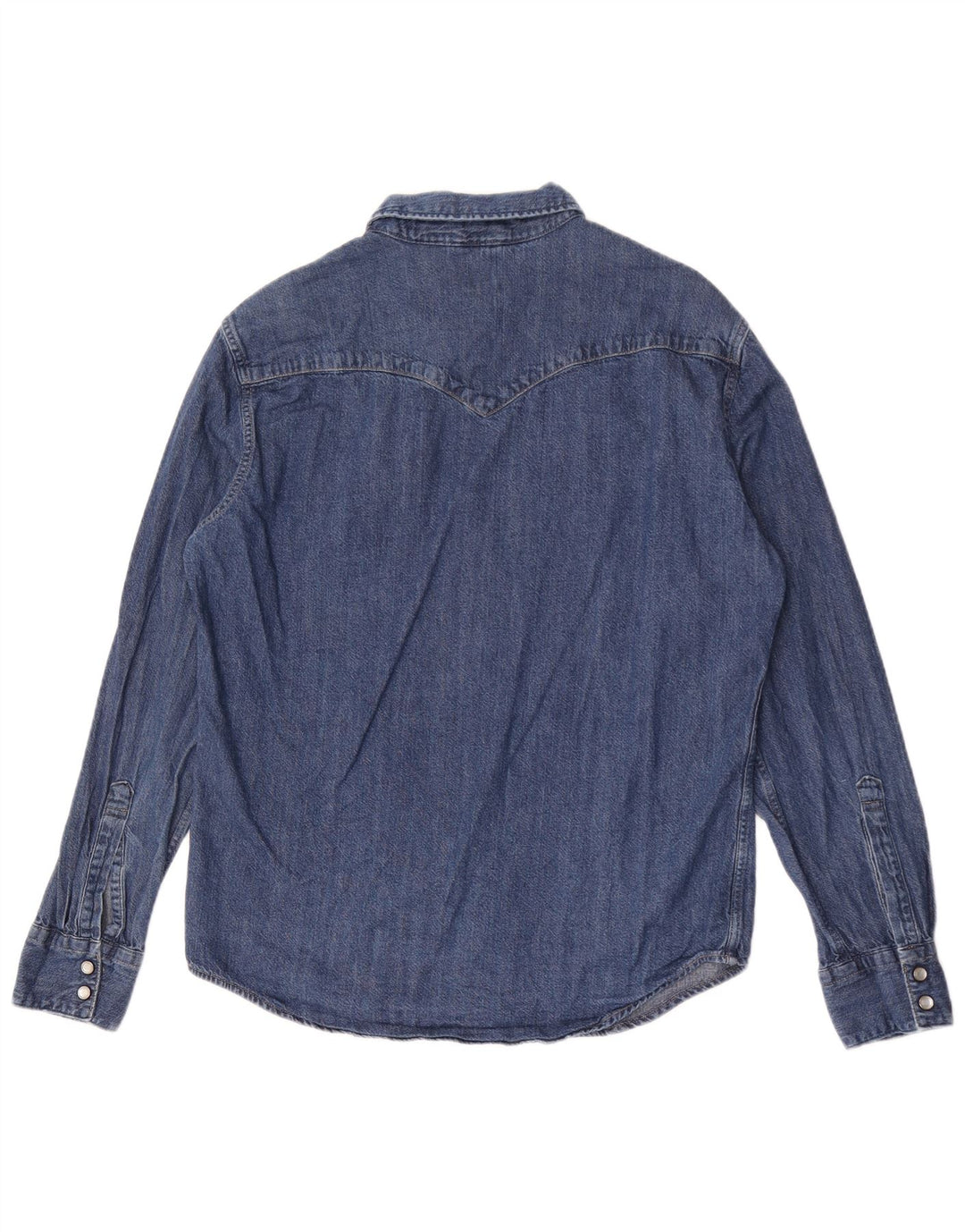 Levi's Herren Standard-Jeanshemd aus mittelblauer Baumwolle