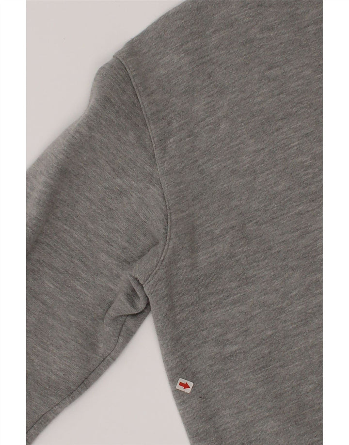 Reebok Grafik-Sweatshirt für Jungen, 11–12 Jahre, graue Baumwolle