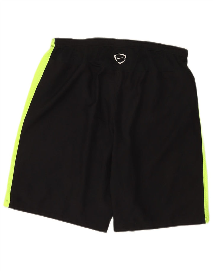 Nike Herren Dri Fit Sportshorts Mittelschwarzes Colourblock-Polyester