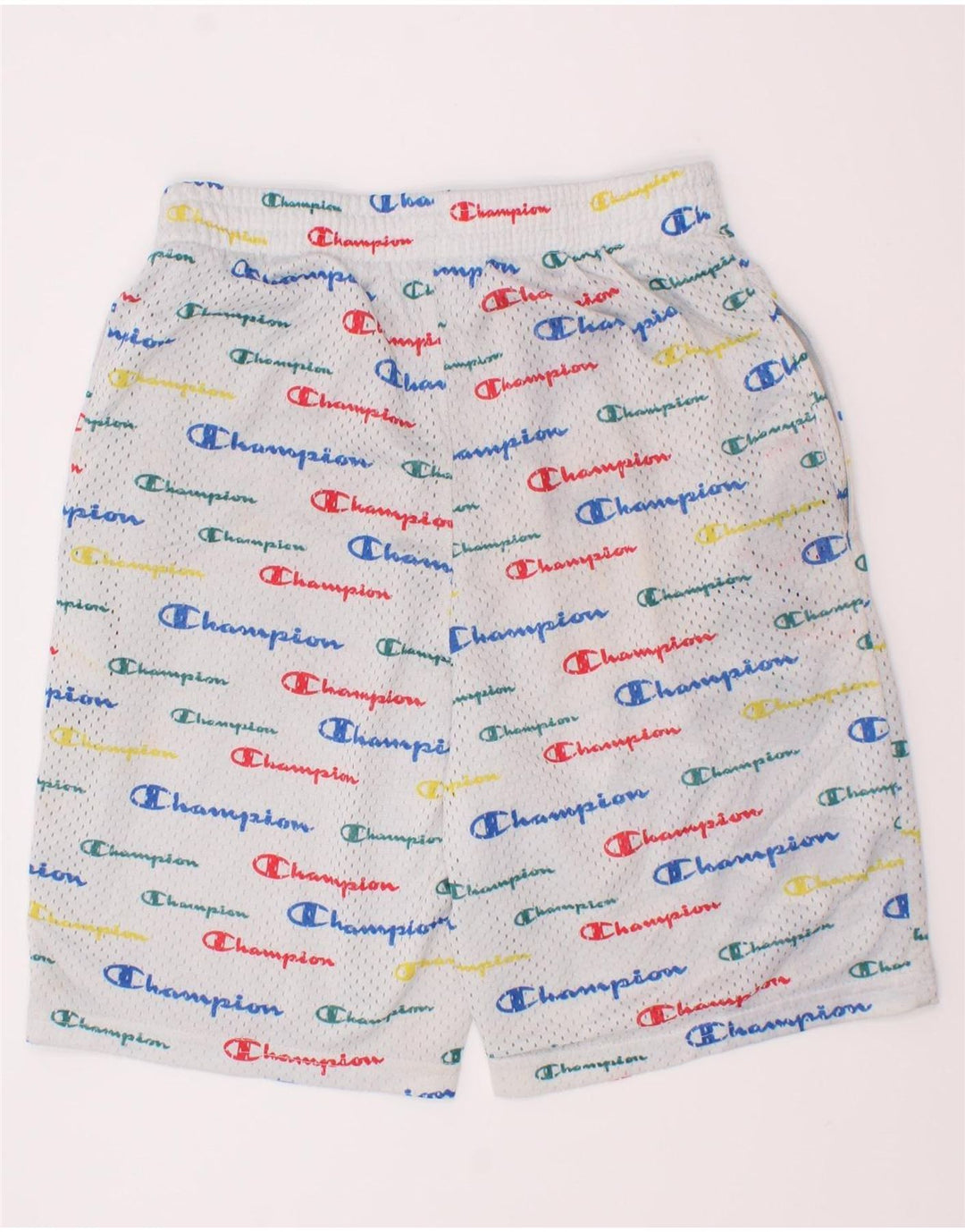 Champion Sport-Shorts mit Grafik für Jungen, 11–12 Jahre, Größe L, weißes Polyester