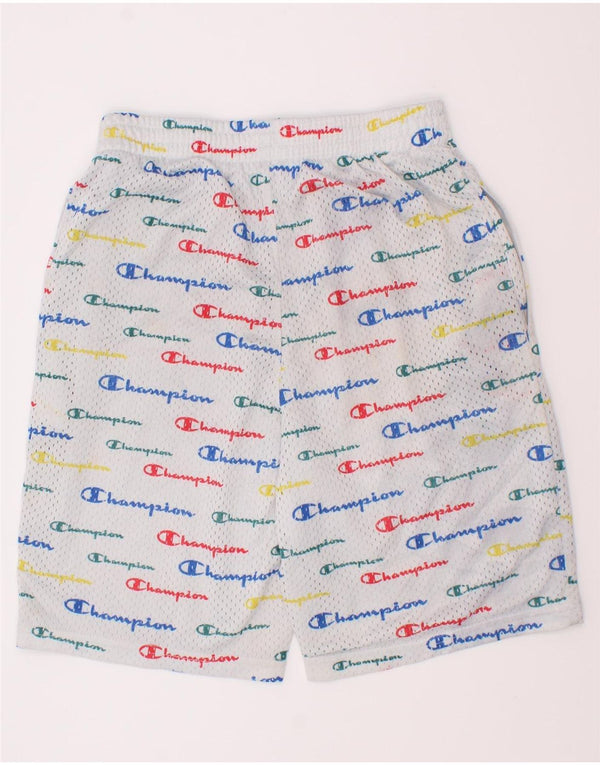 Champion Sport-Shorts mit Grafik für Jungen, 11–12 Jahre, Größe L, weißes Polyester