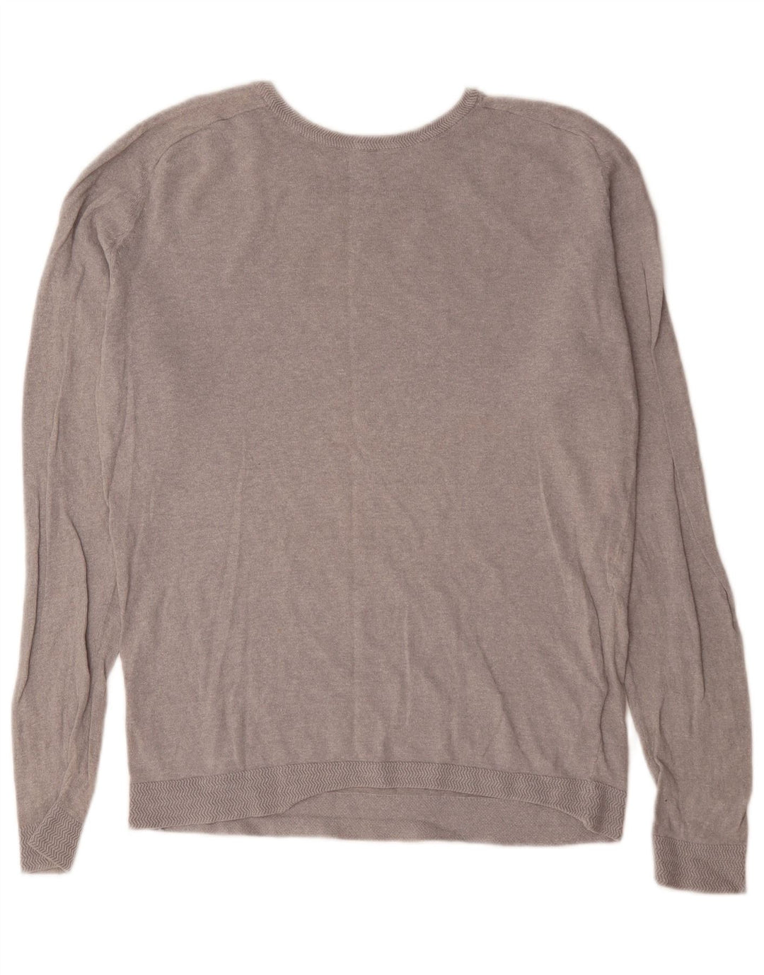 Jack & Jones Herren-Pullover mit Rundhalsausschnitt, Größe L, graues Leinen