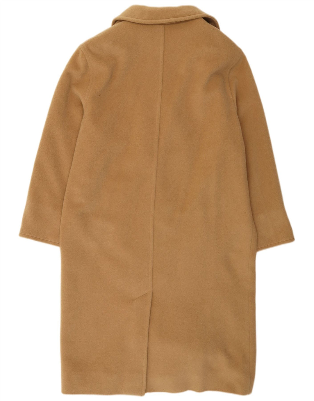 Marella Damen Übergroßer zweireihiger Mantel UK 12 Mittelbeige Wolle