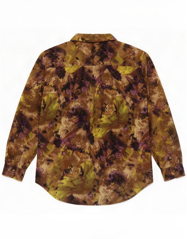 Vintage Womens Abstract Pattern Shirt UK 20 2XL Multicoloured