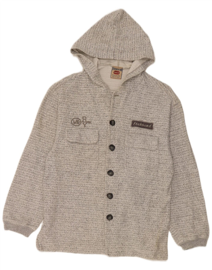 Foxhound Herren-Trainingsanzug mit Kapuze, Jacke, XL, grau meliert