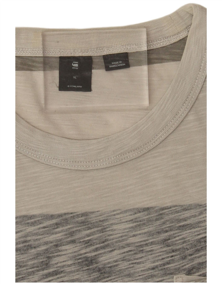 G-STAR Herren T-Shirt Top XL Grau meliert