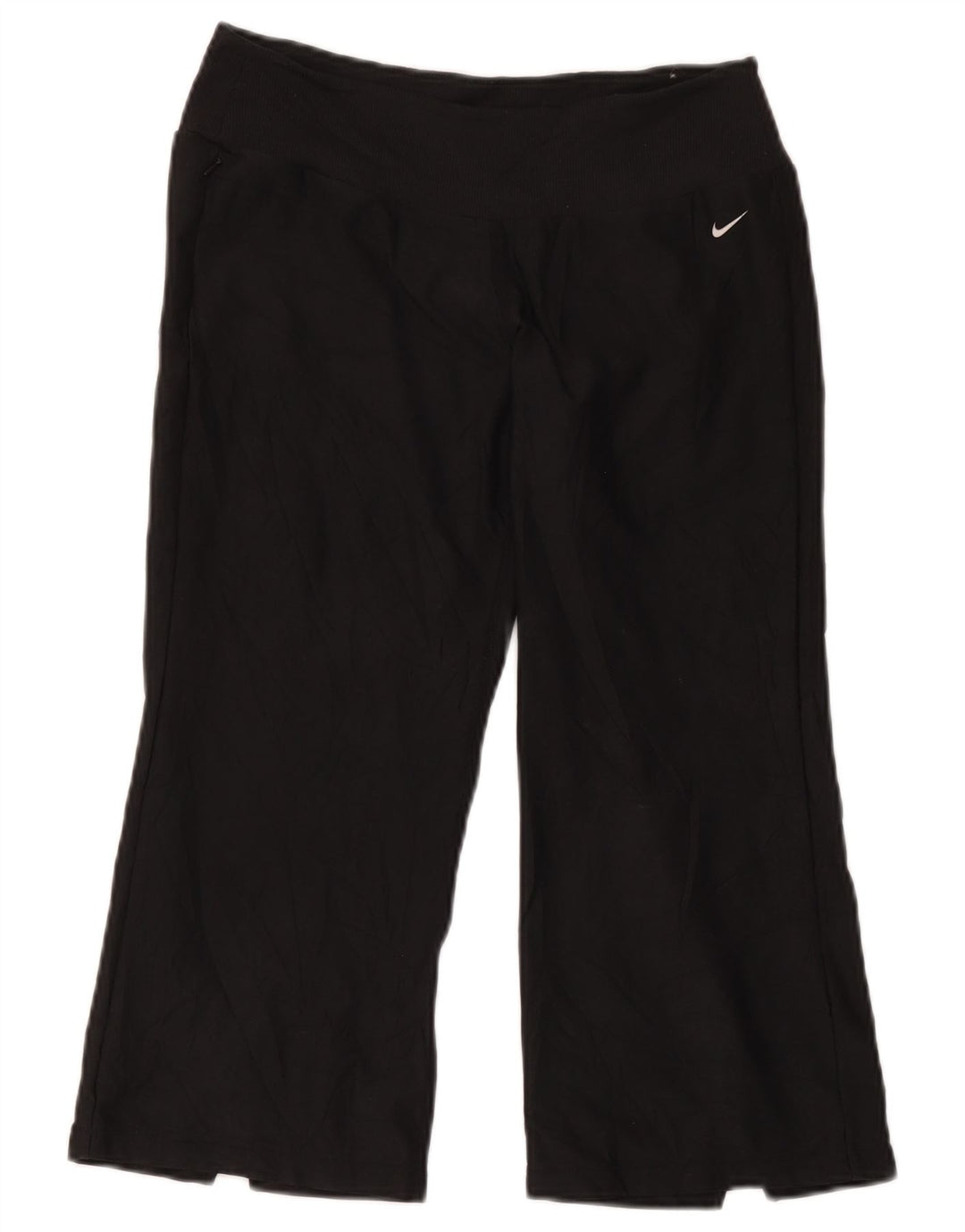 Nike Damen Capri-Trainingshose US 8/10 Mittelschwarzes Polyester