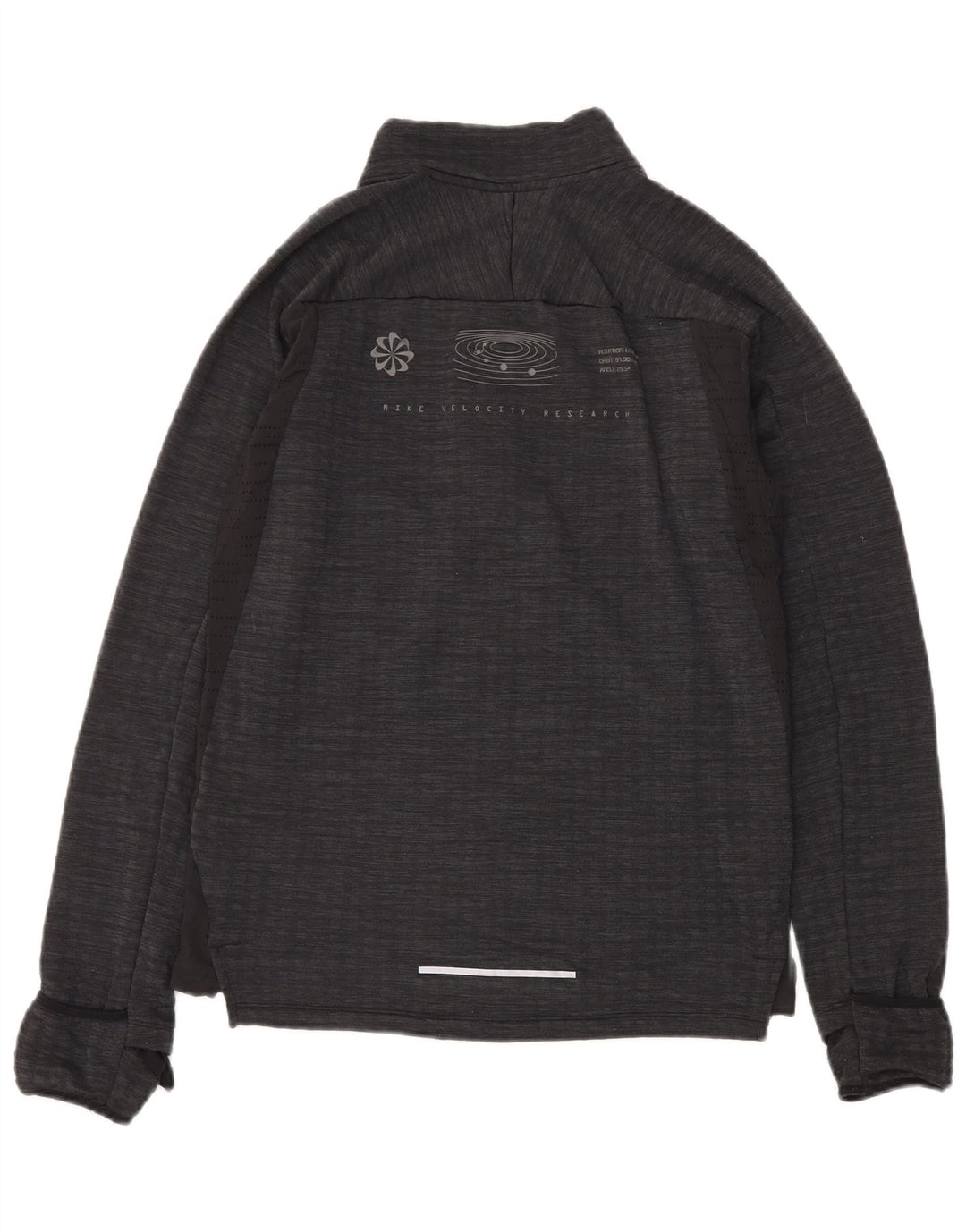 Nike Herren-Trainingsanzug-Oberteil, Jacke, klein, schwarz geflecktes Polyester