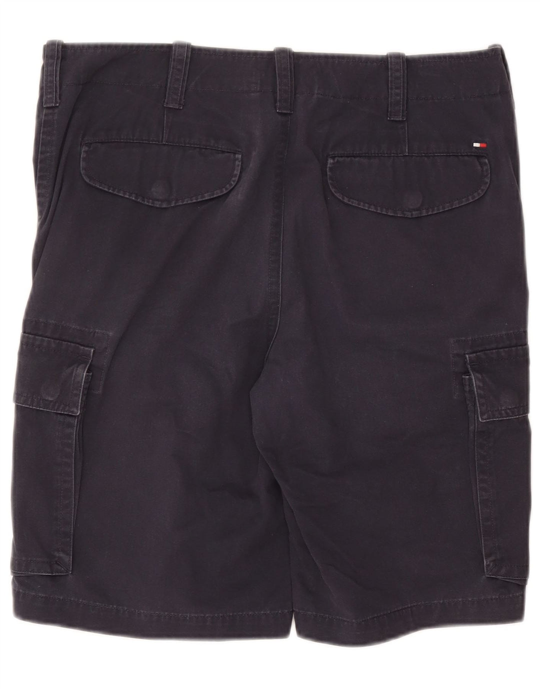 Tommy Hilfiger Herren Cargo-Shorts W32 Große marineblaue Baumwolle