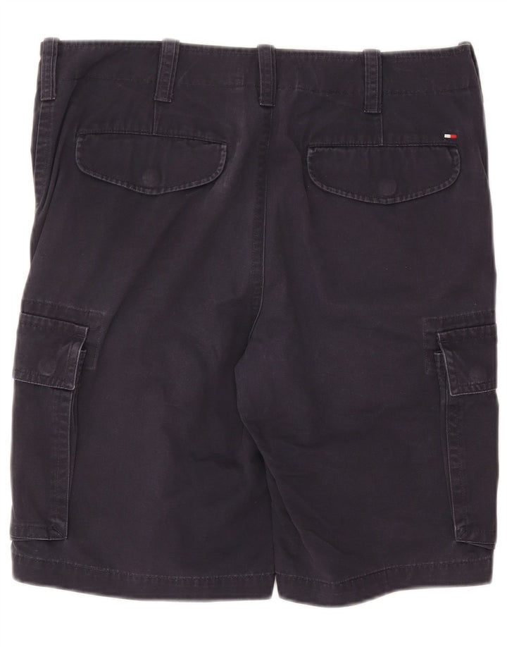 Tommy Hilfiger Herren Cargo-Shorts W32 Große marineblaue Baumwolle