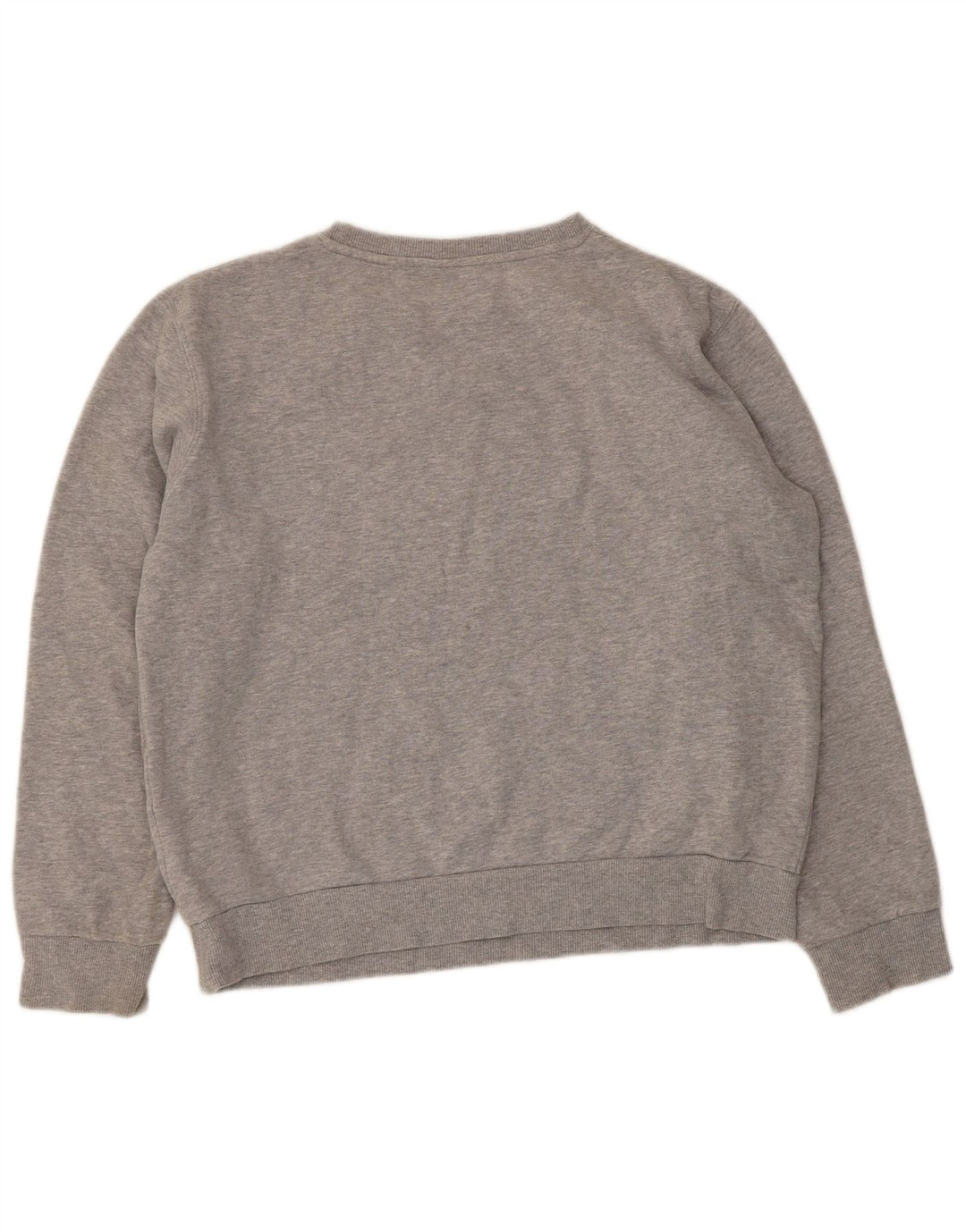 Ellesse Womens Graphic Oversized Sweatshirt Pullover UK 10 Small Grau meliert