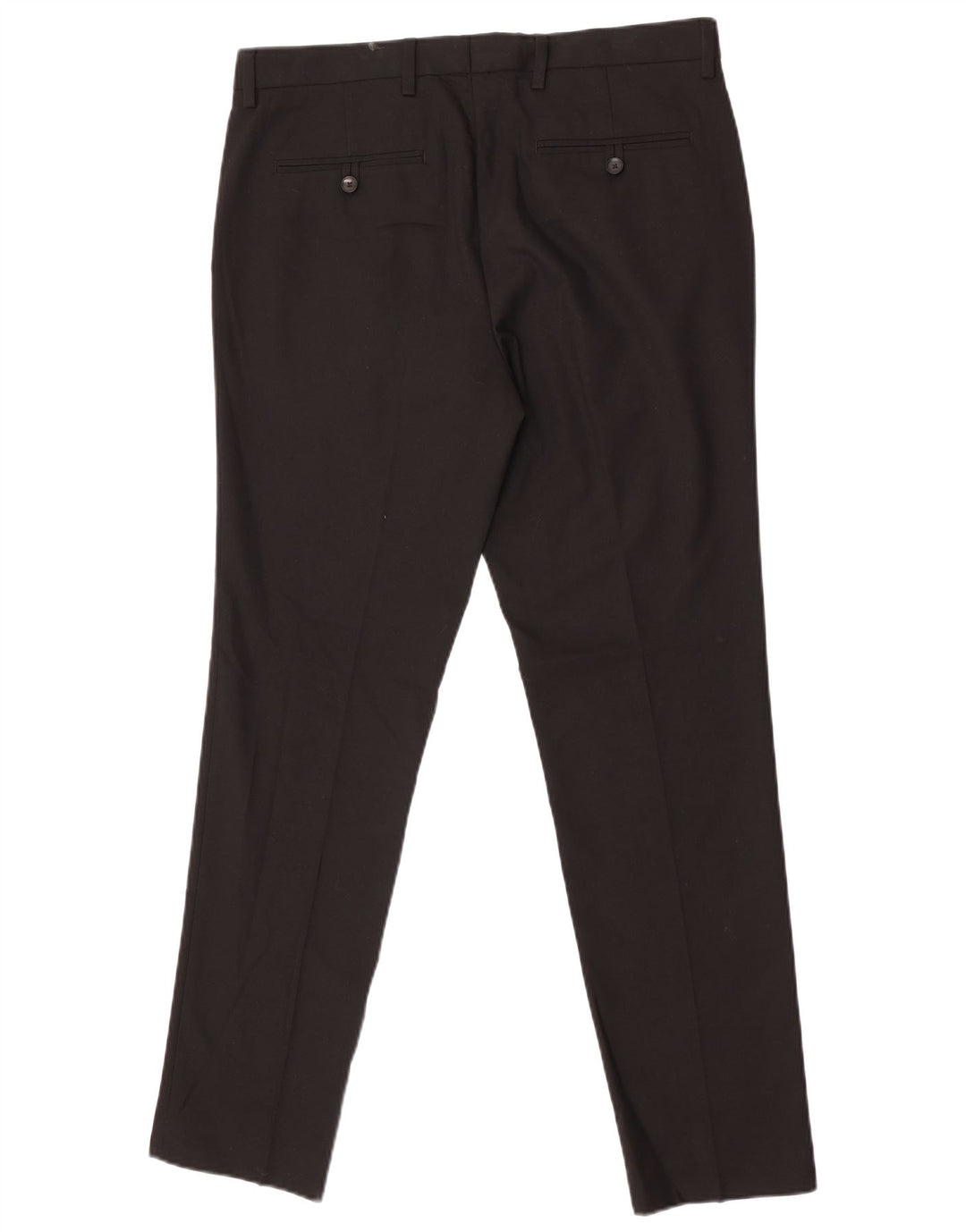 Marks & Spencer Herren Skinny Anzughose W34 L31 Schwarz Polyester