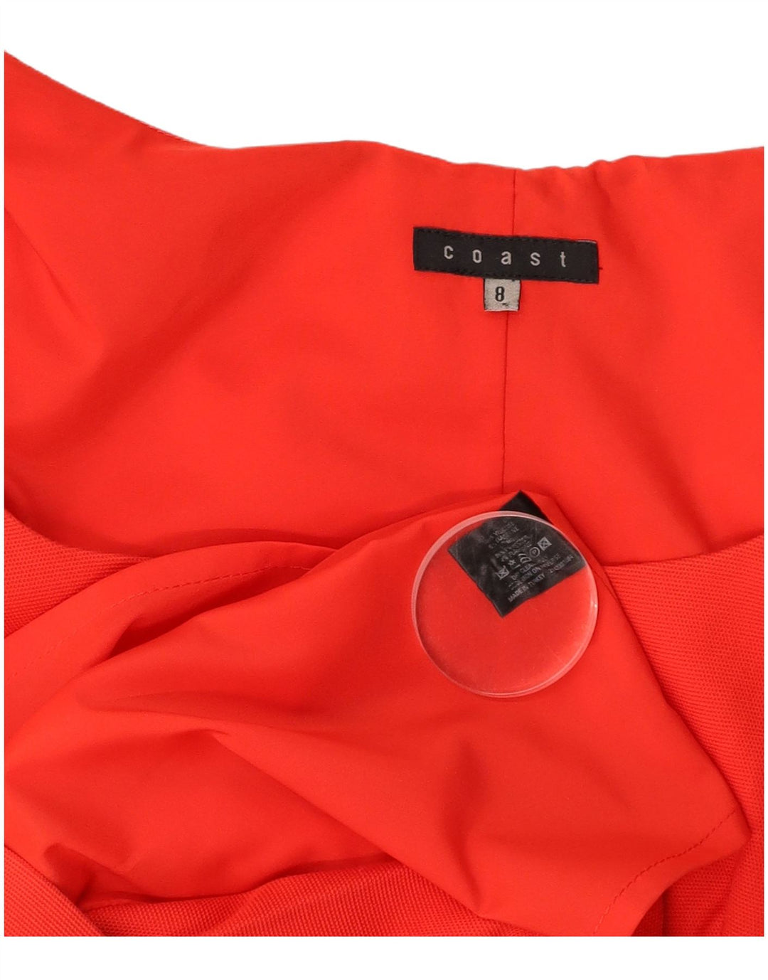 COAST Damen Etuikleid UK 8 Small Rote Baumwolle