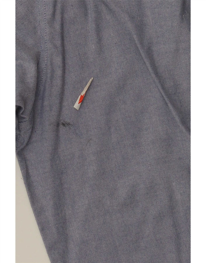 Ben Sherman Herren Oxford-Hemd 2XL Blaue Baumwolle