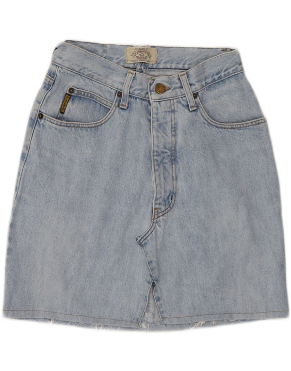 Armani Damen Jeansrock W26 Small Blau