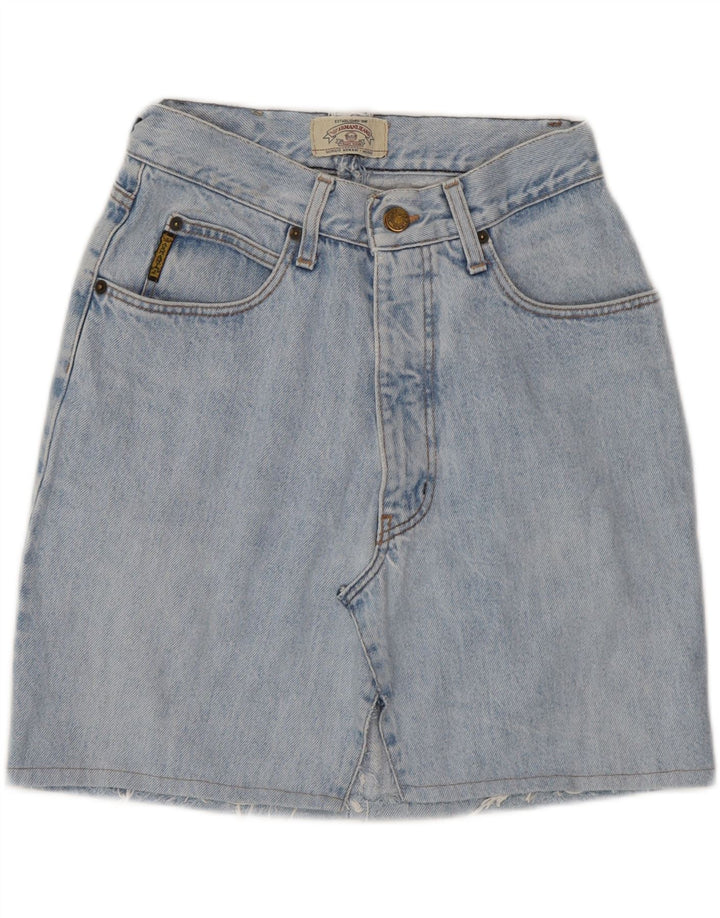 Armani Damen Jeansrock W26 Small Blau