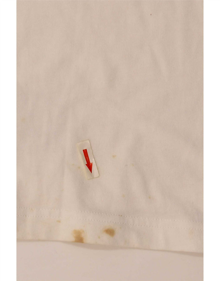 Champion Herren-T-Shirt mit Grafik, Mittelweiß, Farbblock