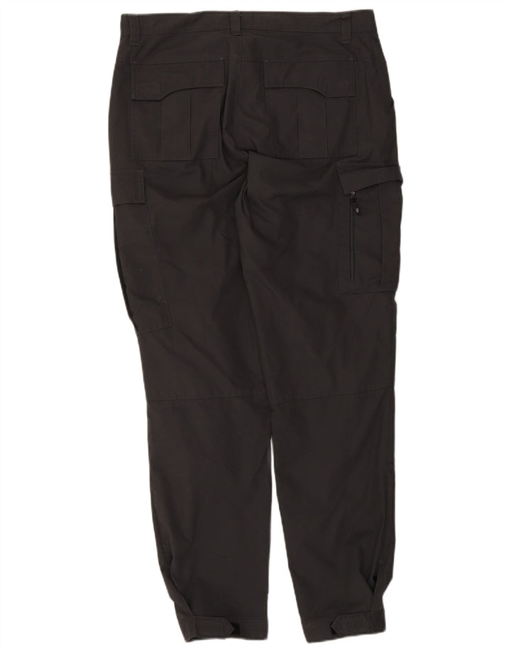 Jack Wolfskin Damen Joggers Cargohose W34 L32 Grau Polyester