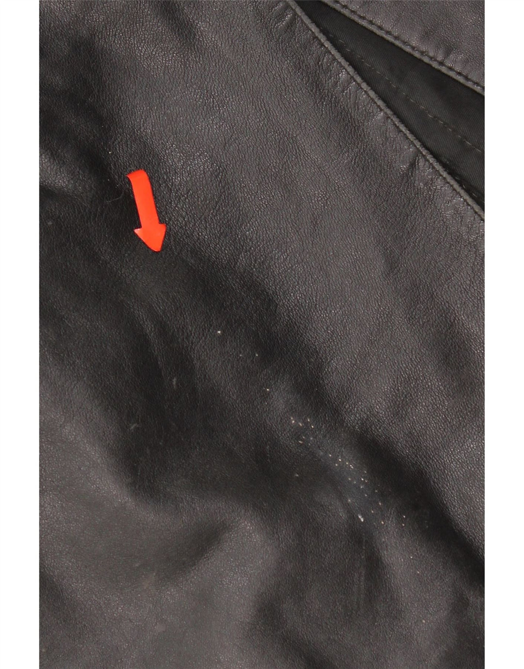 Vintage Womens Leather Jacket UK 16 Large Black Leather