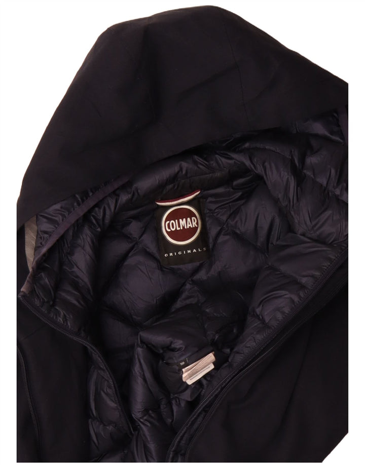 Colmar Herren-Windjacke mit Kapuze, IT 50, groß, marineblau, Polyester