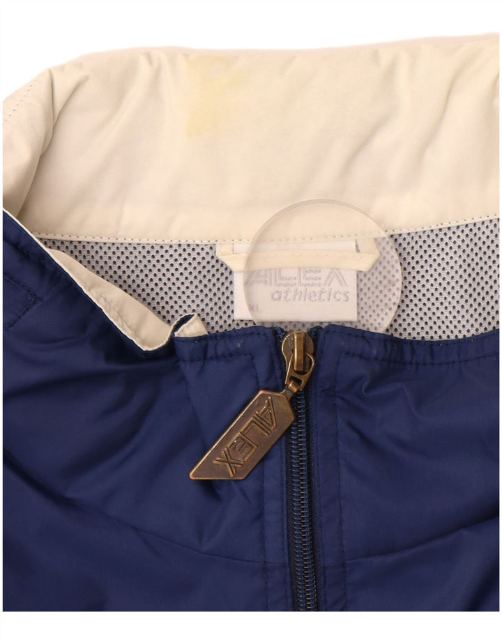 Alex Athletics Herren-Trainingsanzugoberteil, Jacke XL, Marineblau, Farbblock