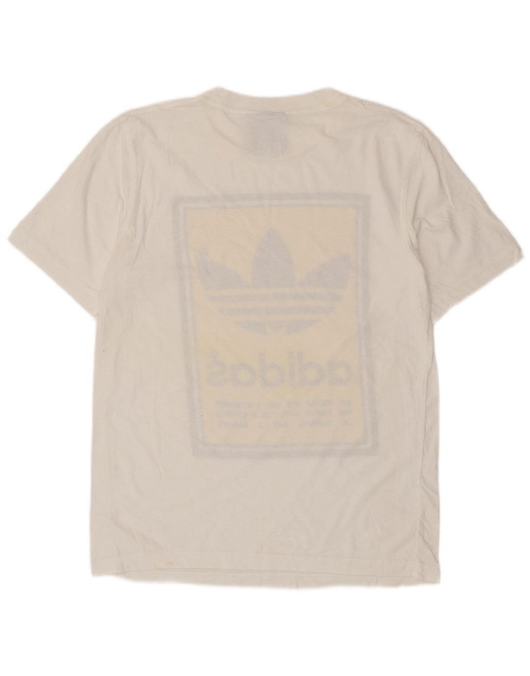 Adidas Herren Grafik T-Shirt Top Small Weiß
