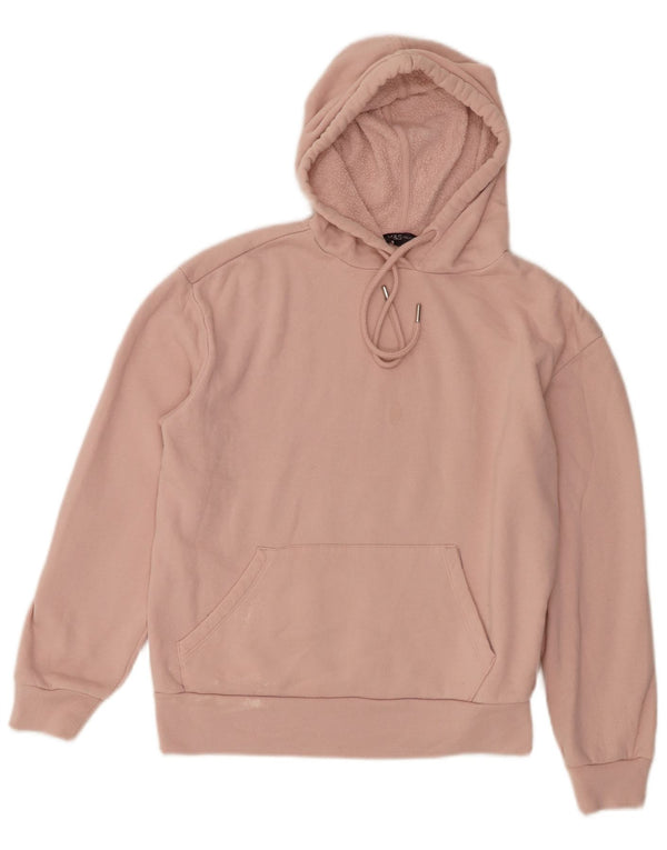 Marks & Spencer Damen Kapuzenpullover UK 10 Small Rosa Baumwolle