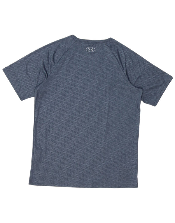 Under Armour T-Shirt für Jungen, 13–14 Jahre, XL, grau, geometrisch, Polyester
