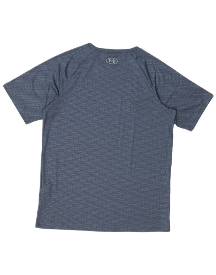 Under Armour T-Shirt für Jungen, 13–14 Jahre, XL, grau, geometrisch, Polyester