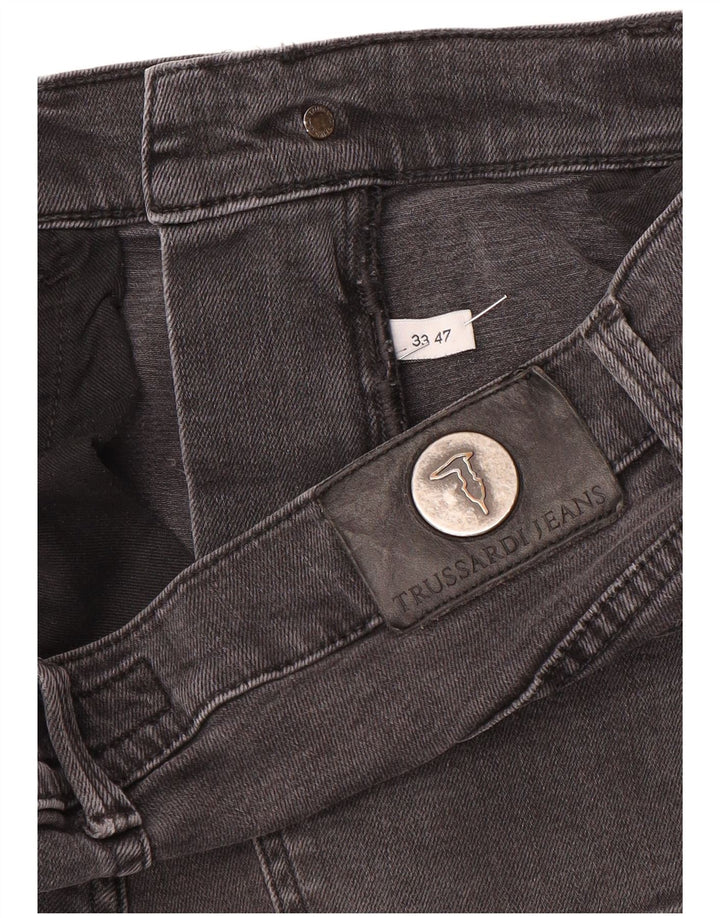 Trussardi Herren Slim Jeans W33 L31 Grau