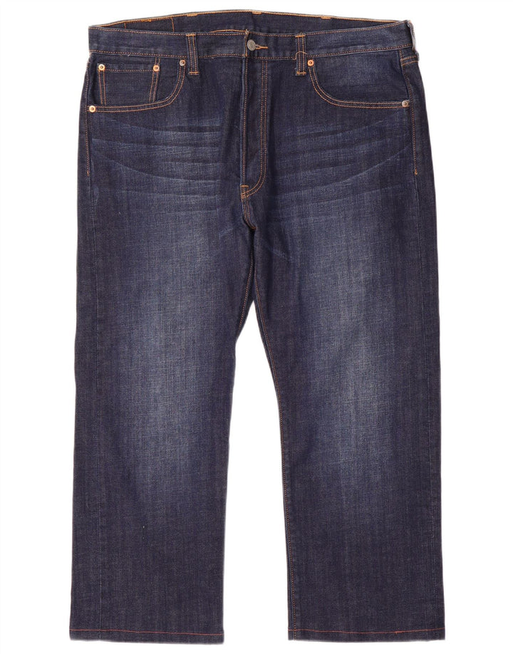 Levi's Herren 501 Straight Jeans W38 L26 Marineblau Baumwolle