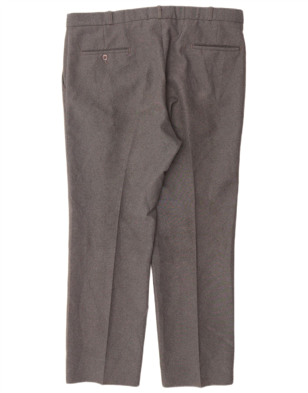 Farah Herren-Anzughose mit Pegged-Anzug, W38, L30, graues Polyester