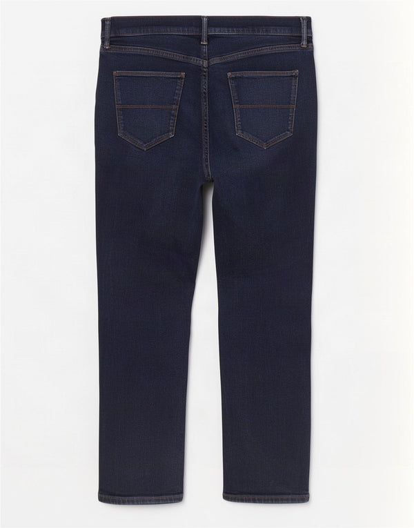 Marks & Spencer Herren Straight Jeans W32 L31 Marineblaue Baumwolle