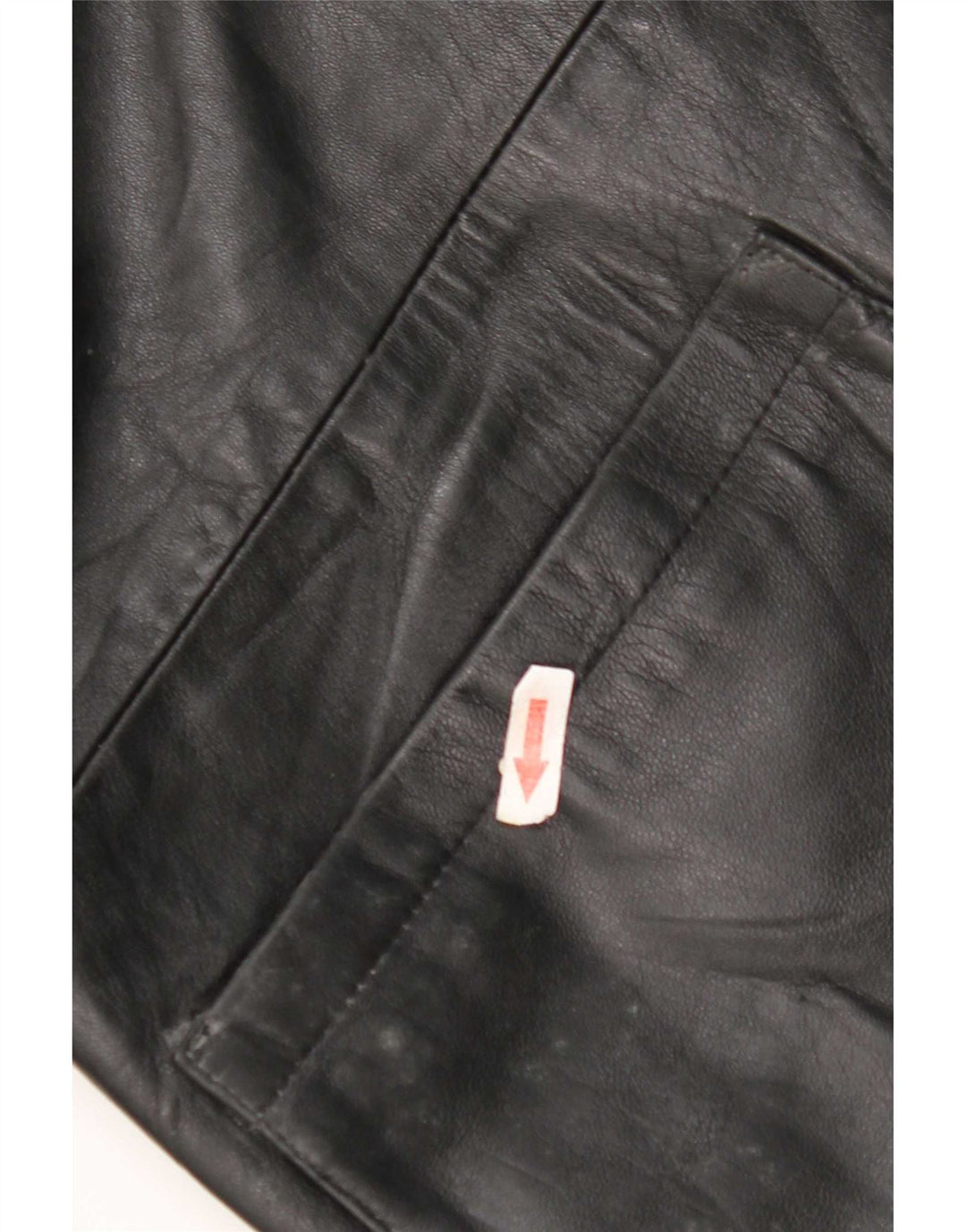 Vintage Herren Lederjacke IT 52 XL Schwarz