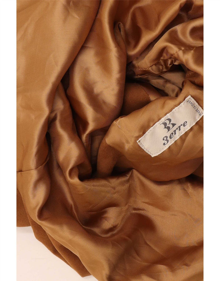 Vintage Damen Wildlederjacke UK 16 Large Beige