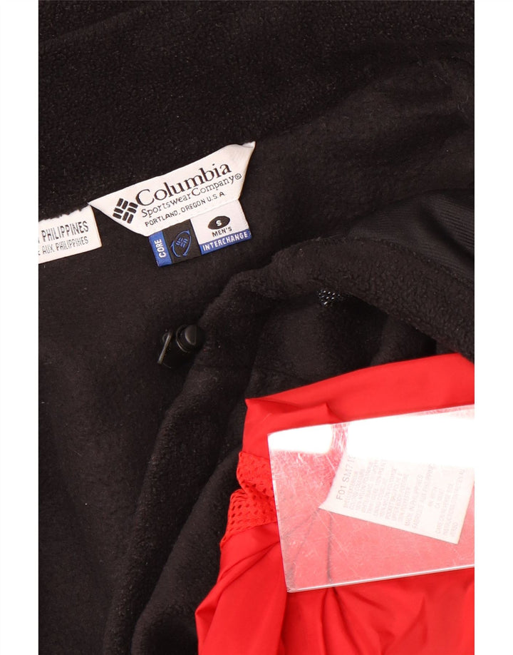 Columbia Herren Interchange Windjacke UK 36 Small Rot Colourblock