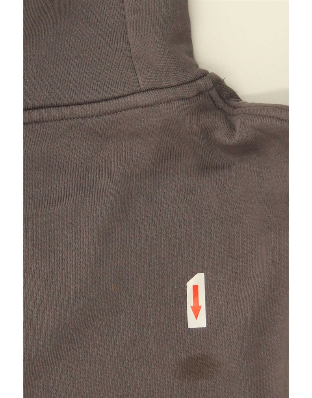Zara Herren Kapuzenpullover aus mittelgrauer Baumwolle