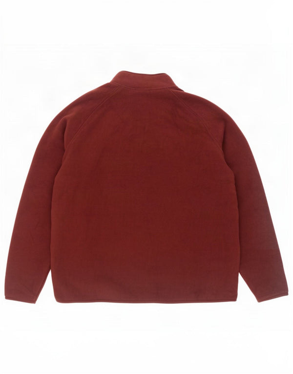 Marks & Spencer Damen Fleecejacke UK 22 3XL Burgund Polyester