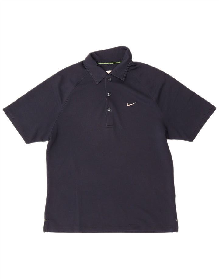 Nike Herren Poloshirt UK 39/41 Medium Marineblau
